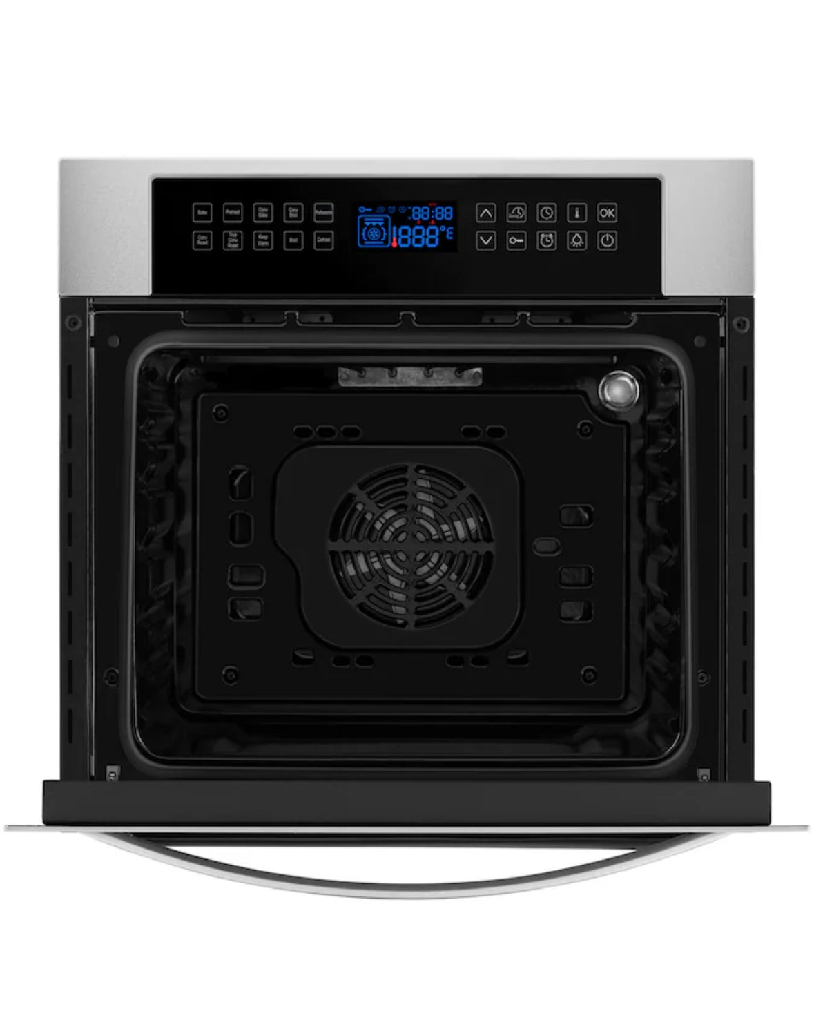 Empava 24-in Single Electric Wall Oven Single-fan (Stainless Steel)