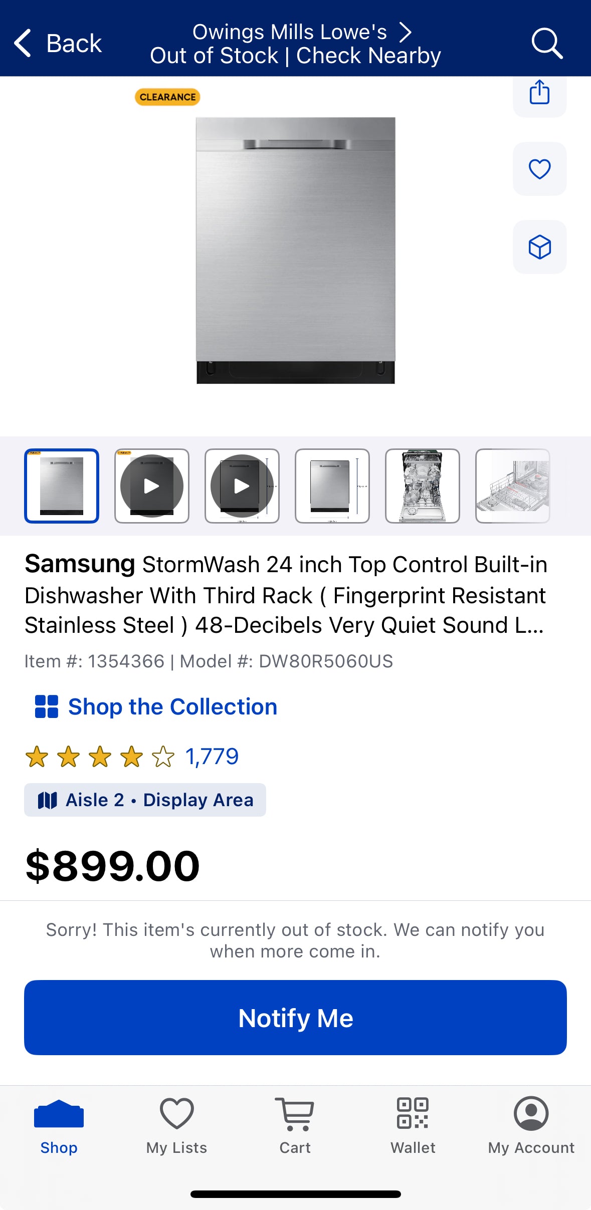 Samsung StormWash 24 inch Top Control Built-in Dishwasher With Third Rack (Fingerprint Resistant Stainless Steel) 48-Decibels