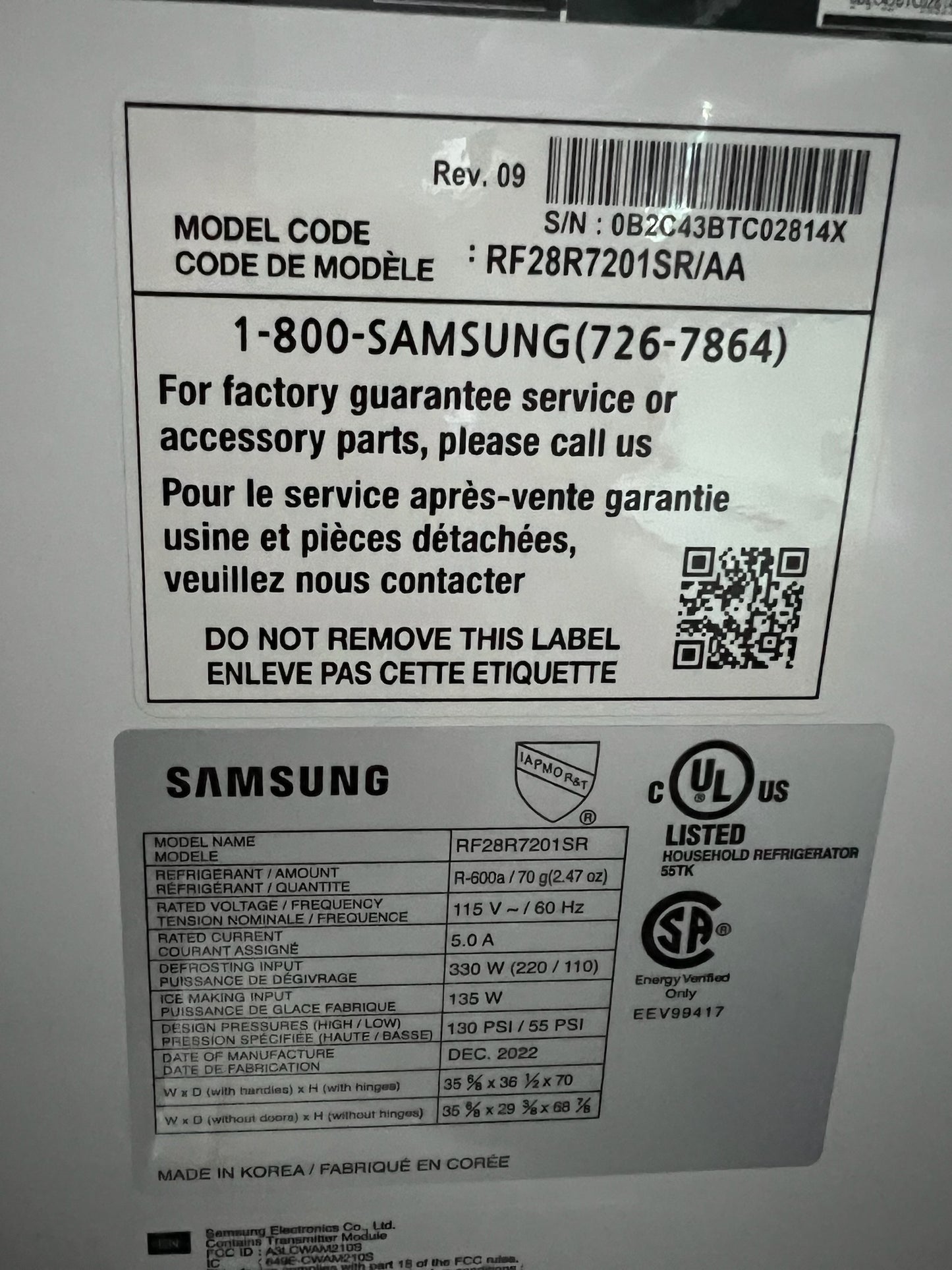 28 cu. ft. 4-Door French Door Smart Refrigerator in Fingerprint Resistant Stainless Steel, Standard Depth