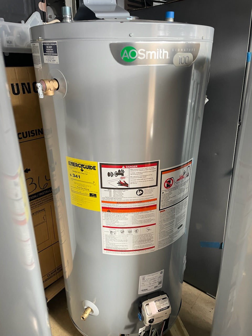 40 Gallon How To Turn On Hot Water Heater Ao Smith Power Vent