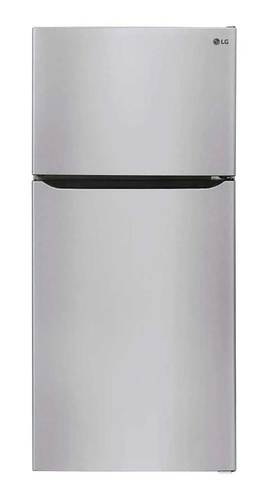 LG 33 in. W 24 cu. ft. Top Freezer Refrigerator w/ LED Lighteing and Multi-Air Flow in Stainless Steel, ENERGY STAR