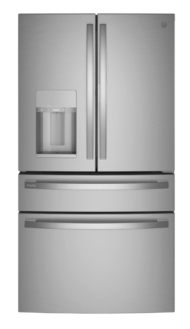 GE Profile™ ENERGY STAR® 27.9 Cu. Ft. Smart Fingerprint Resistant 4-Door French-Door Refrigerator with Door In Door