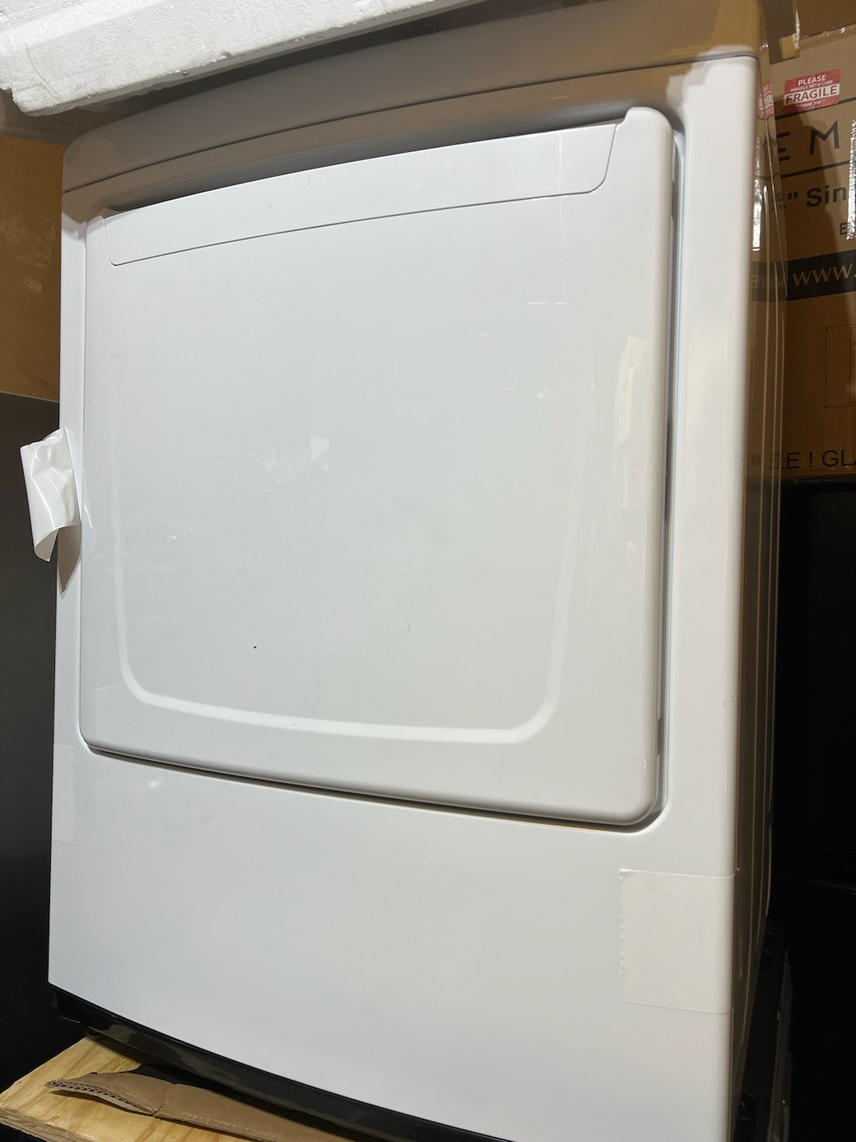 LG 7.3 Cu. Ft. Vented Electric Dryer in White with Sensor Dry