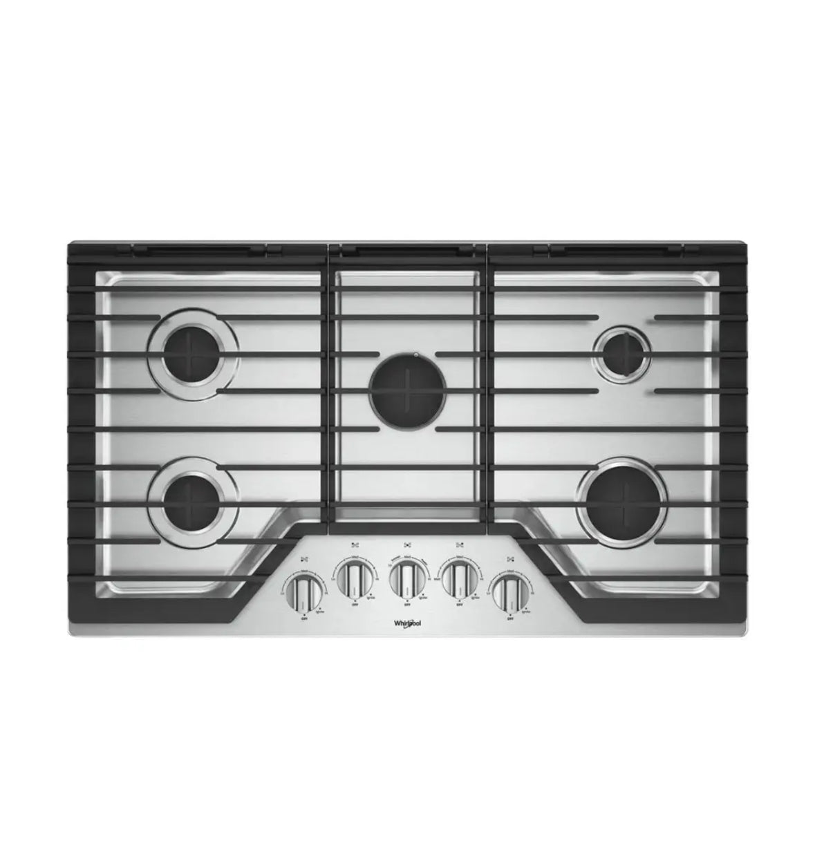 Whirlpool 36-inch Gas Cooktop with Griddle Stainless Steel