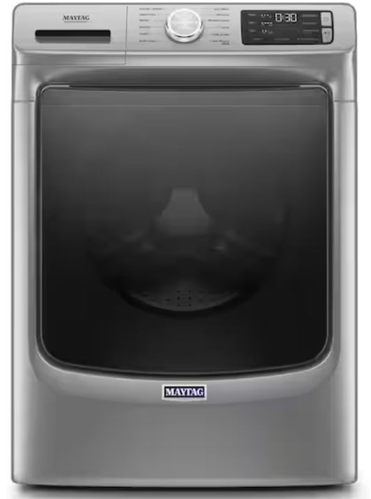 Maytag 4.5-cu ft High Efficiency Stackable Steam Cycle Front-Load Washer (Metallic Slate) 
