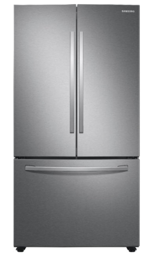 Samsung - 28 cu. ft. 3-Door French Door Refrigerator with Large Capacity - Stainless Steel